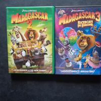 DVD 2 Pezzi MADAGASCAR 2 e MADAGASCAR 3 [G1]