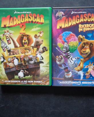 DVD 2 Pezzi MADAGASCAR 2 e MADAGASCAR 3 [G1]