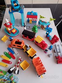 LEGO Duplo lotto treni 10874 + 10875 + 10872 + bin
