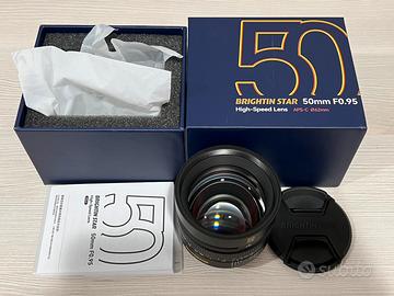 Obiettivi Brightin Star 50mm F0.95 for Fuji FX