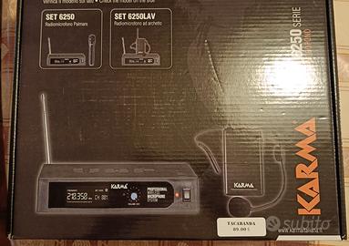 KARMA SET6250 LAV - SISTEMA WIRELESS Mic Archetto