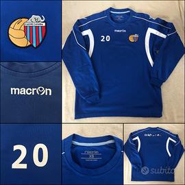 FELPA ALLENAMENTO CALCIO CATANIA MACRON TG XS N.20