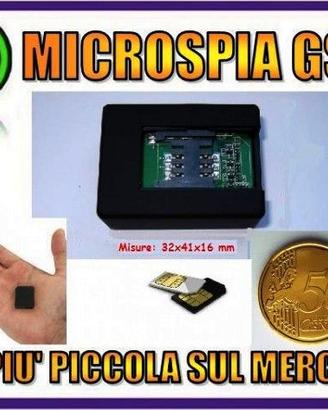 Dispositivo GSM per Ascolto Remoto e Monitoraggio
