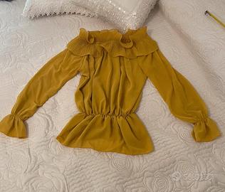 Blusa guallo ambra zuiki taglia unica
