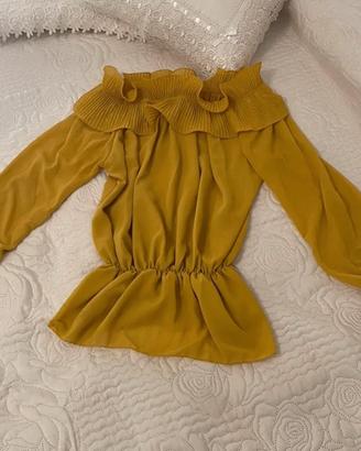 Blusa guallo ambra zuiki taglia unica