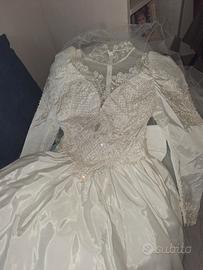 Abito da sposa principessa vintage anni 90 