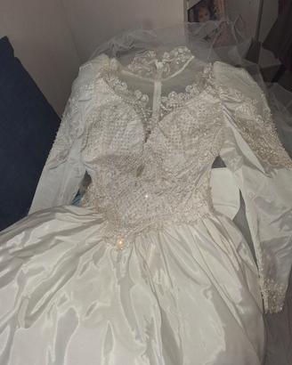 Abito da sposa principessa vintage anni 90 