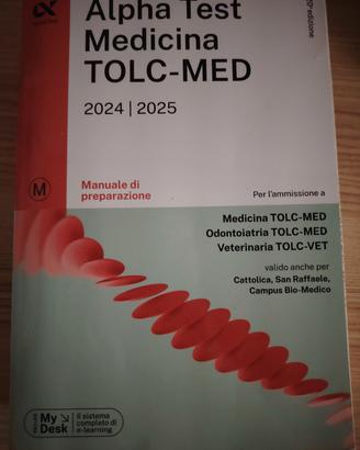 Libro Alpha Test TOLC-MED/VET/OD