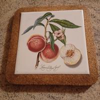 Sottopentola in maiolica e sughero