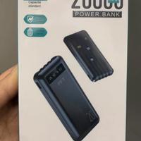 Power Bank 20000 mAh Carica Rapida 4 cavi inte