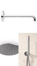 Set Soffione doccia+braccio+doccetta