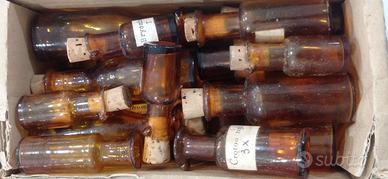 Boccette farmaceutiche in vetro ambrato medicale