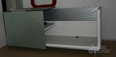 Porta TV con vetro scorrevole