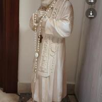 STATUA DI PADRE PIO ALTA 60 CM SU MARMO