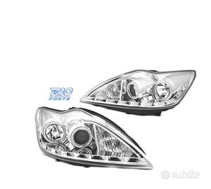 FARI OCCHI ANGEL FORD FOCUS MK2 08-10 CCFL CROMATI