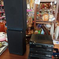 HIFI JVC CD-RADIO-MC CON CASSE