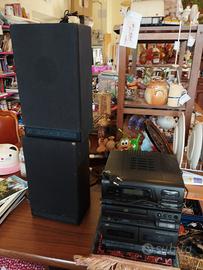 HIFI JVC CD-RADIO-MC CON CASSE