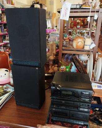 HIFI JVC CD-RADIO-MC CON CASSE