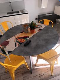 Tavolo tondo allungabile