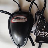 Conchiglia Muay Thai Twins Special - Acciaio/Pelle