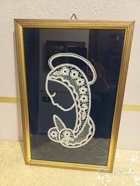 Madonna in pizzo  cantù con cornice 