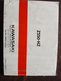 Libretto uso e manutenzione Kawasaki gpz 550