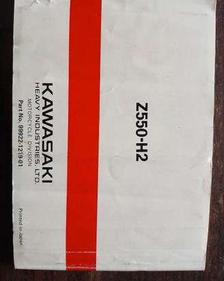 Libretto uso e manutenzione Kawasaki gpz 550