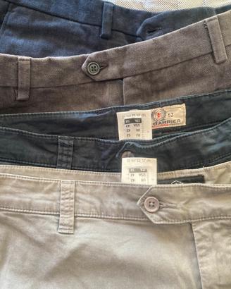 Lotto di pantaloni taglia forte