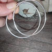 Orecchini d'argento anni 80