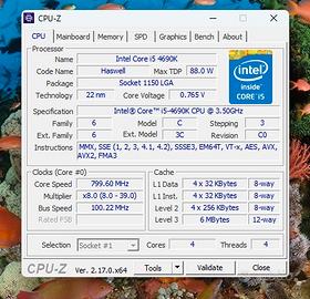 Cpu Intel i5 4690K socket 1150