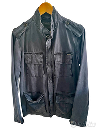 Field Jacket cotone blu M Homeward stile militare