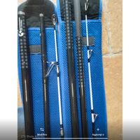 Due canne da pesca VERCELLI SPYRA NERO PAWER