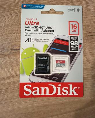 Micro SD Sandisk Ultra 16GB