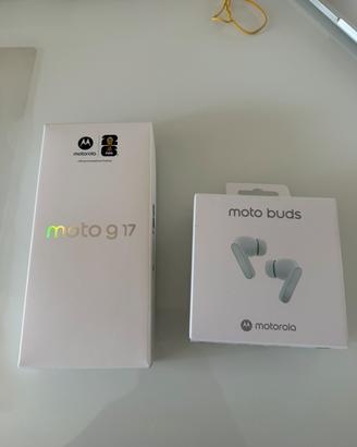 Motorola G17 + cuffie originali