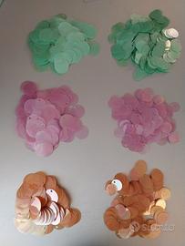 paillettes con foro