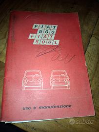 Manuale uso e manutenzione Fiat 500 