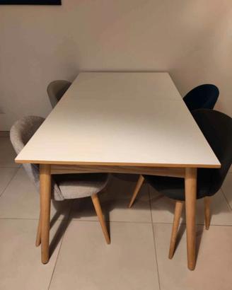 Tavolo da pranzo allungabile 150 x 80