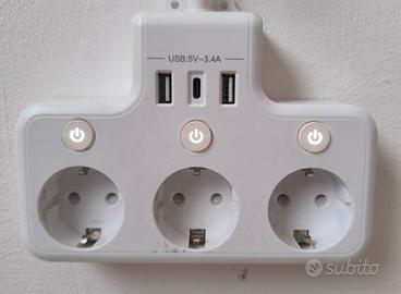 Ciabatta multipresa da muro