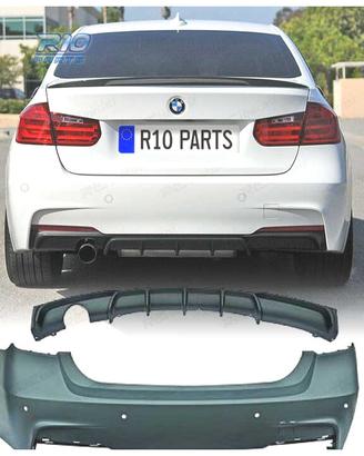 PARAURTI POSTERIORE BMW F30 LOOK M PERFORMANCE PDC