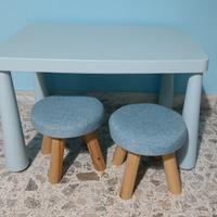 tavolo per bambini ikea mammut e sgabelli 