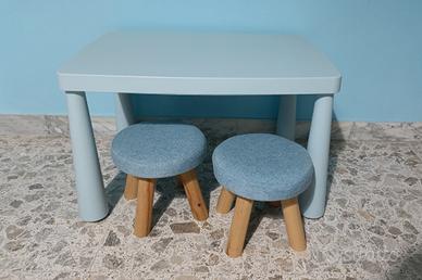 tavolo per bambini ikea mammut e sgabelli 