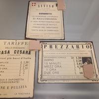 targhe latta vintage 