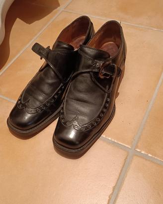 Scarpe vintage nere tacco ZAMAGNI