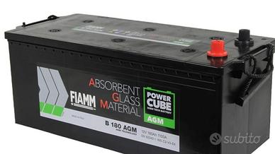 2 batterie FIAMM NAUTICA AGM 12V 180ah 1100A