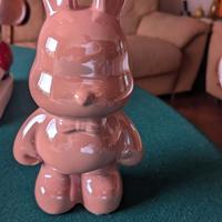 Salvadanaio coniglio Ceramica Rosa