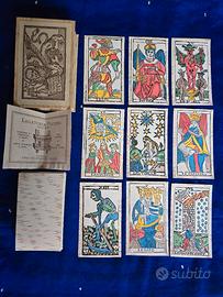 Tarot stampati a Mano vintage introvabili 
