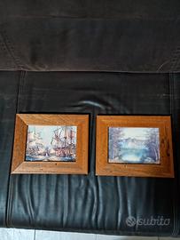Coppia quadretti vintage 