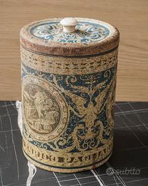 Barattolo latta EnricoPagliarini '60 Lombardia