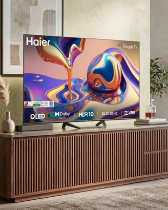 Haier smart tv led 65" QLED 4k 120 hz nuova
