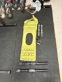 Manubri e giubbotto zavorrato